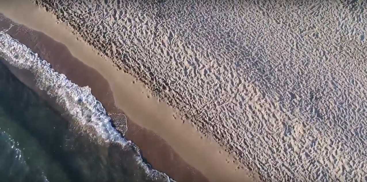 Le dune di Capocotta viste dal drone